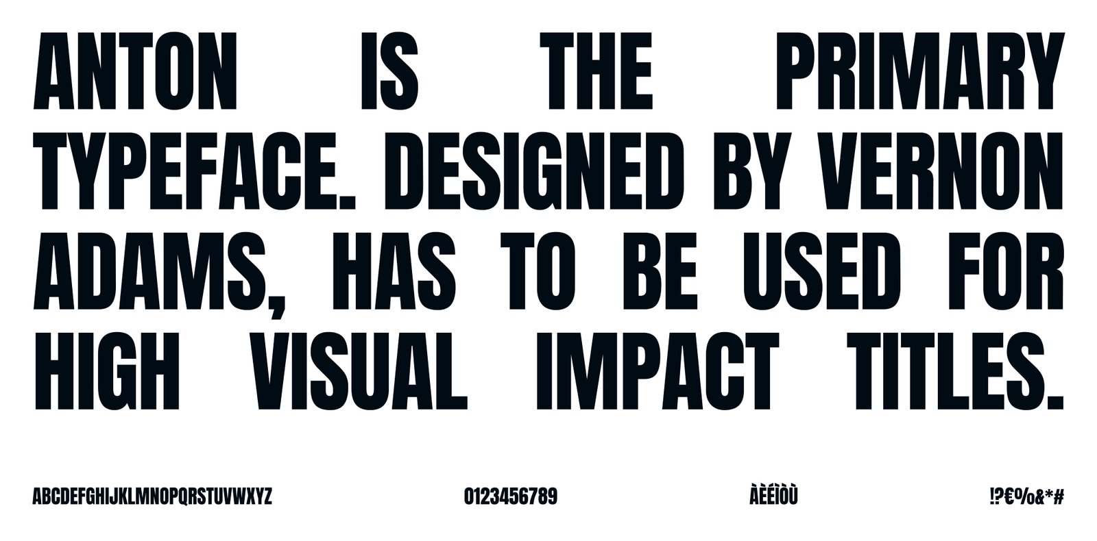 Tipografia principale LOKI - font brand identity app eventi